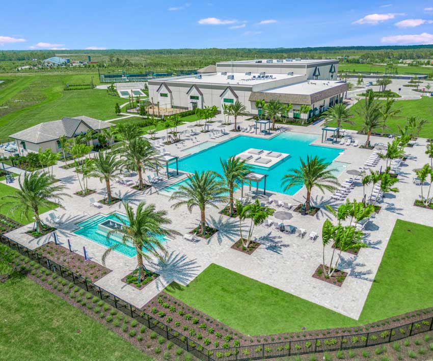 aerial view of amenities